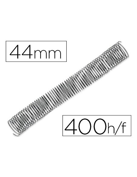 Espiral metalico q-connect 64 5:1 44mm 1,2mm...