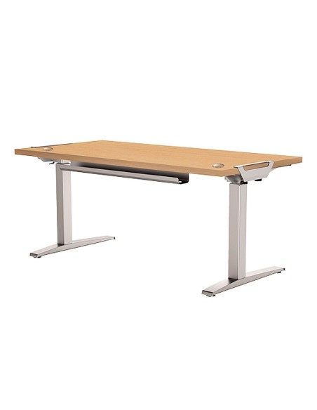 Mesa de oficina levado base metal acero pintado...