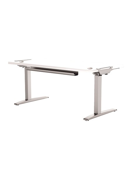 Mesa de oficina levado base metal acero pintado...