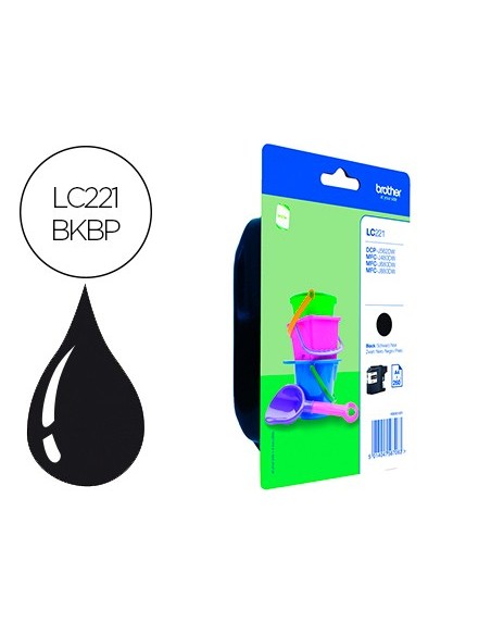 Ink-jet brother lc221bk dcp-j562dw / mfc-j480dw...