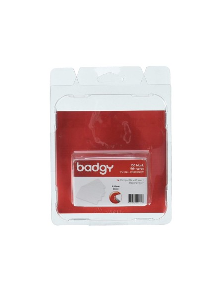 Tarjeta pvc para impresora badgy grosor 0,50 mm...