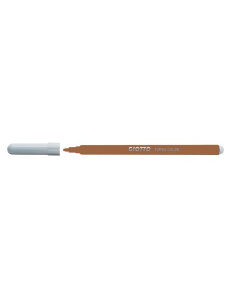 Rotulador giotto turbo color lavable con punta bloqueada unicolor marron