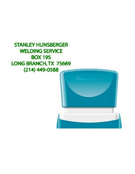 Sello x'stamper quix personalizable color verde...