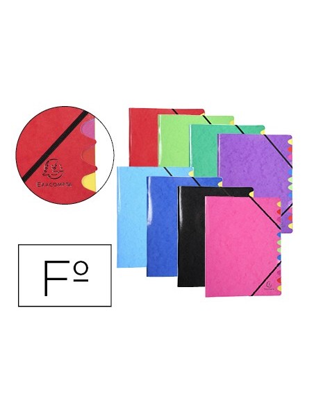 Carpeta clasificadora exacompta iderama 12...