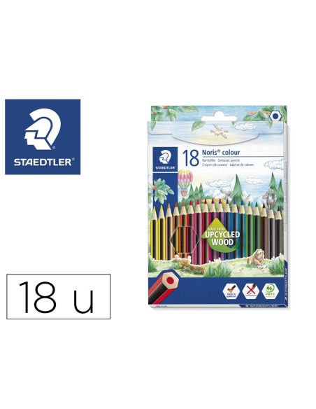 Lapices de colores staedtler upcycled wood...