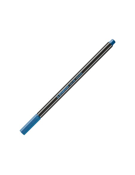Rotulador stabilo acuarelable pen 68 metalico azul punta gruesa 1mm