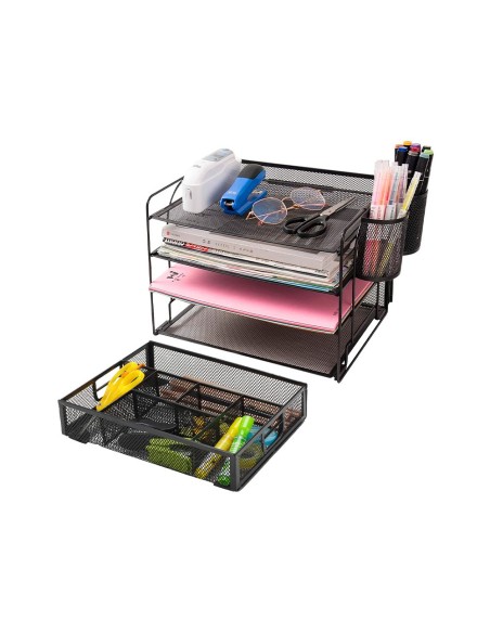 Organizador sobremesa q-connect kf17291 bandeja...