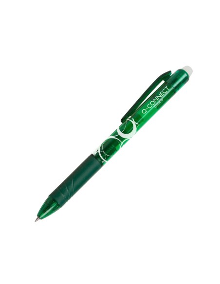 Boligrafo q-connect retractil borrable 0,7 mm...