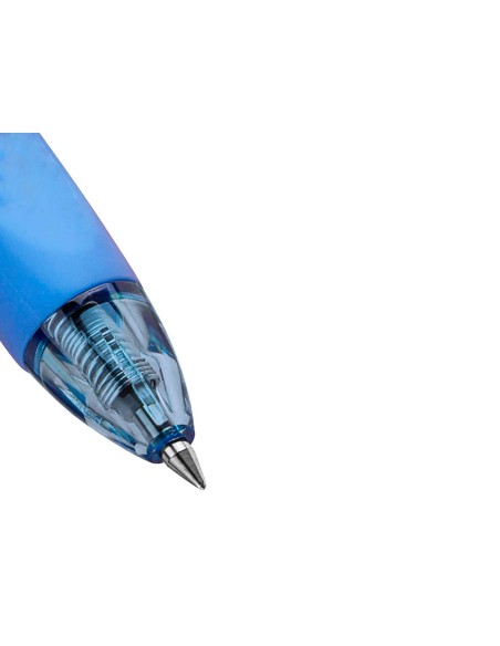 Boligrafo q-connect retractil borrable 0,7 mm...