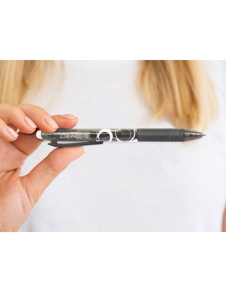 Boligrafo q-connect retractil borrable 0,7 mm...