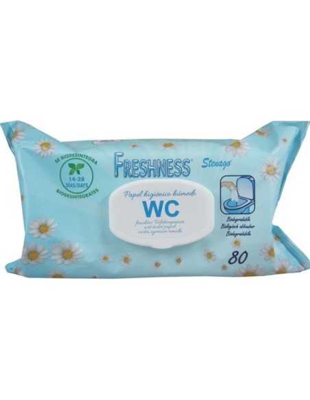Papel higienico humedo freshness paquete con...