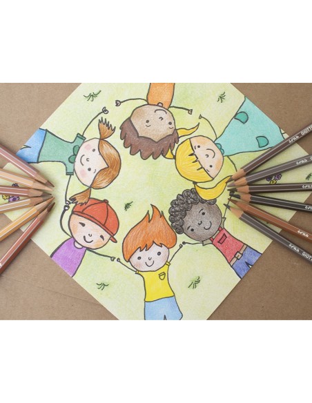 Lapices de colores giotto stilnovo skin tones...
