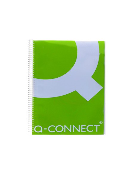 Espiral plastico q-connect transparente 32 5:1 20mm 2mm caja de 100 unidades