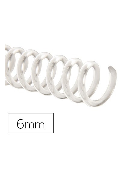 Espiral plastico q-connect transparente 32 5:1...
