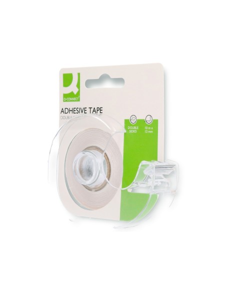 Cinta adhesiva q-connect doble cara 10 mt x 12...