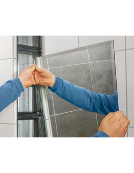 Cinta adhesiva q-connect doble cara 10 mt x 12 mm en portarrollos