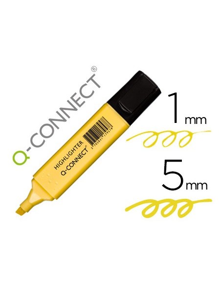 Rotulador q-connect fluorescente pastel...