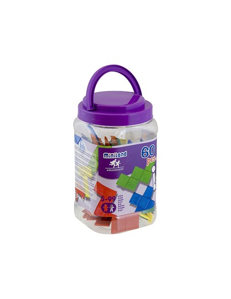 Juego didactico miniland pentominos de colores