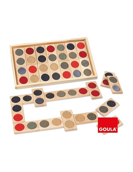 Juego goula didactico domino tactil