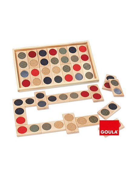 Juego goula didactico domino tactil