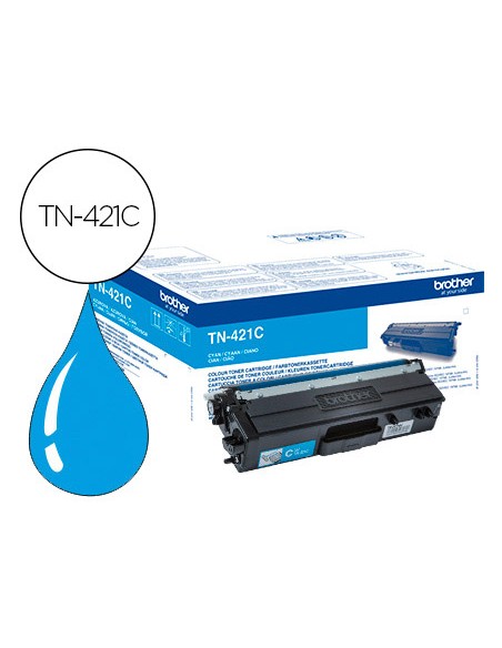 Toner brother tn-421 para dcp-l8410 cdn / 8410 cdw / hl-l8260 cdw / mfc-l8360 cdw / 8690 cdw / 8900 cdw cian