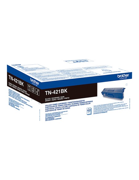 Toner brother tn-421 para dcp-l8410 cdn / 8410 cdw / hl-l8260 cdw / mfc-l8360 cdw / 8690 cdw / 8900 cdw negro