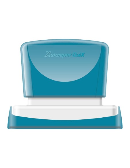 Sello x'stamper quix personalizable color azul...