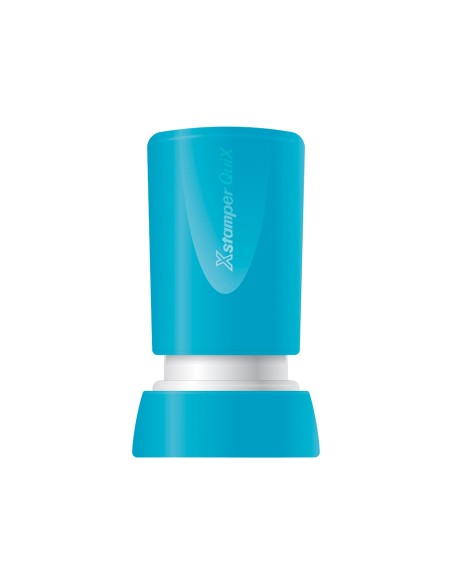 Sello x'stamper quix personalizable color negro redondo diametro 14 mm q-32