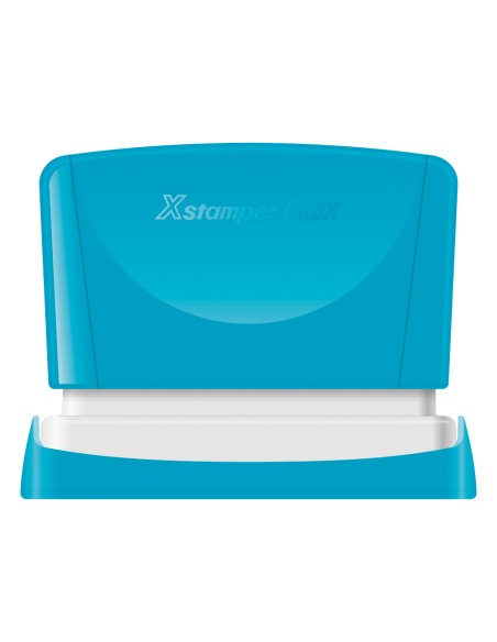 Sello x'stamper quix personalizable color negro medidas 36x61 mm q-16