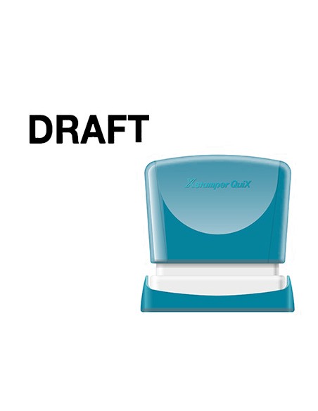 Sello x'stamper quix personalizable color negro medidas 11x40 mm q-10