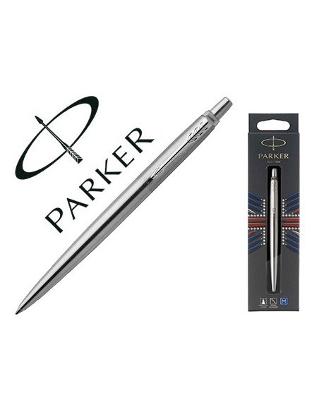 Boligrafo parker jotter core acero ct en blister