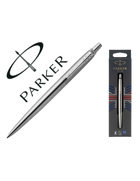 Boligrafo parker jotter core acero ct en blister