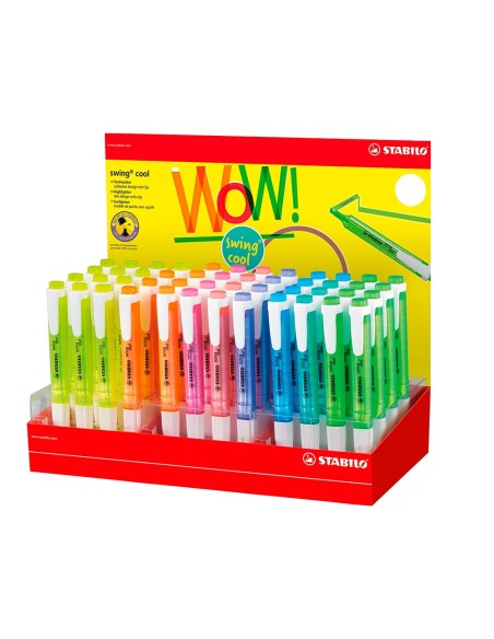 Rotulador stabilo fluorescente swing cool...