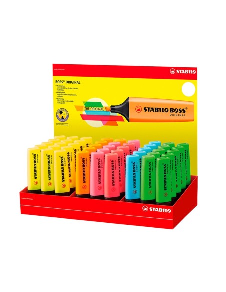 Rotulador stabilo boss fluorescente 70...