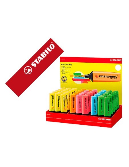 Rotulador stabilo boss fluorescente 70...