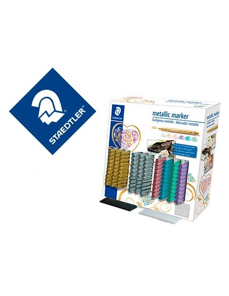 Rotulador staedtler metalico 8323 expositor...