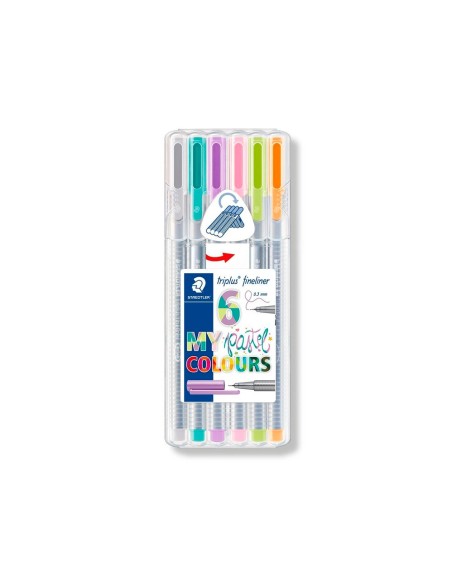 Rotulador staedtler triplus fineliner my pastel...
