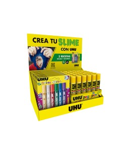 Expositor uhu crea tu slime...