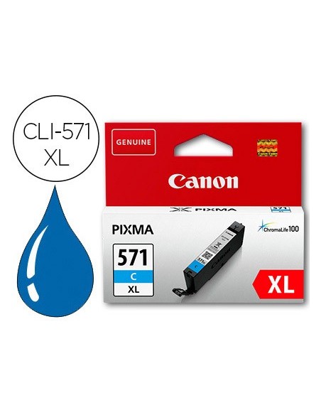 Ink-jet canon cli-571xl pixma mg6852 / ts6050 /...