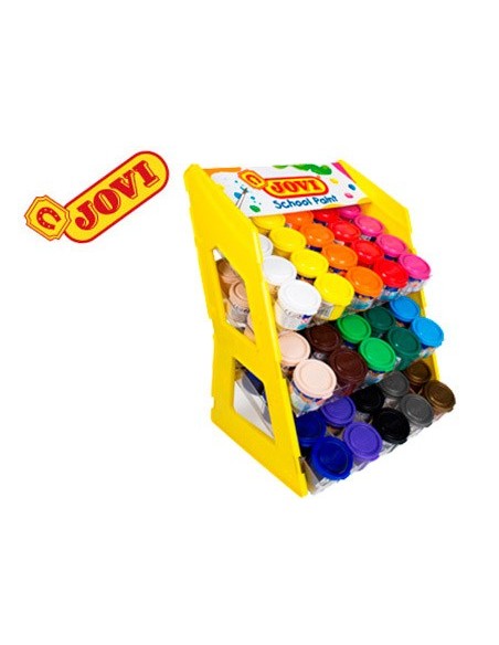Tempera escolar jovi 35 ml expositor sobremesa...