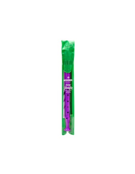 Flauta hohner 9508 color violeta funda verde y...