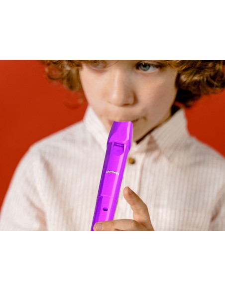 Flauta hohner 9508 color violeta funda verde y...