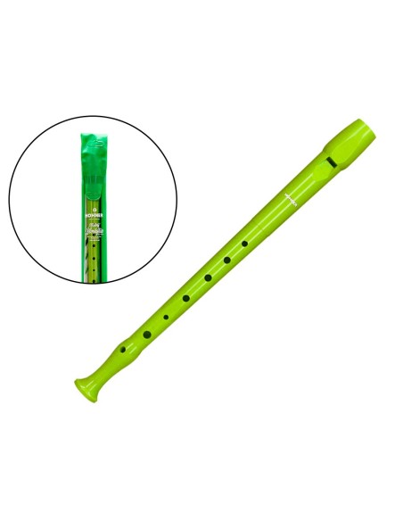 Flauta hohner 9508 color verde funda verde y...