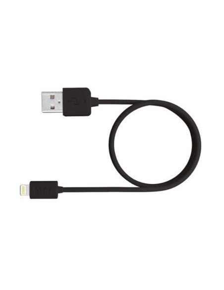 Cable usb 2.0 a apple lightning mediarange usb 2.0 longitud de cable 1 mt negro