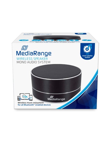 Altavoz portatil mediarange bluetooth 1x3w funcion mano libre micro sd / sdhc / sdxc radio fm bateria de litio