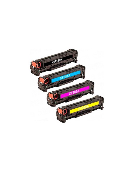 Toner compatible clover hp laserjet m251 multipack negro / amarillo / cian / magenta