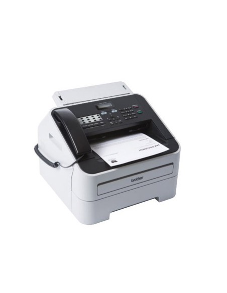 Fax brother 2845 laser monocromo 20 ppm bandeja 250 hojas 16 mb de memoria 33600 bps con auricular telefonico