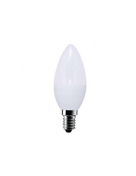 Bombilla sunmatic led mini globo frost smd e14 6w 4200k 470 lumenes luz blanca