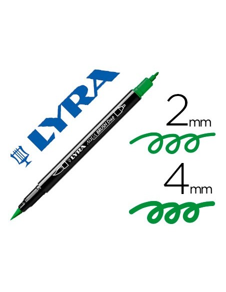 Rotulador lyra aqua brush acuarelable doble...