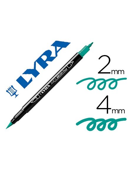 Rotulador lyra aqua brush acuarelable doble...